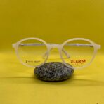 Kids’ Milky White Round Eyeglass Frame – Lightweight & Cute Glasses for Children