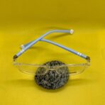 Kids’ Transparent Rectangle Eyeglass Frame with Blue Sticks – Lightweight & Durable Glasses - Image 3