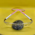 Kids’ Transparent Square White Eyeglass Frame with 360° Spring Hinges – Durable & Flexible - Image 3