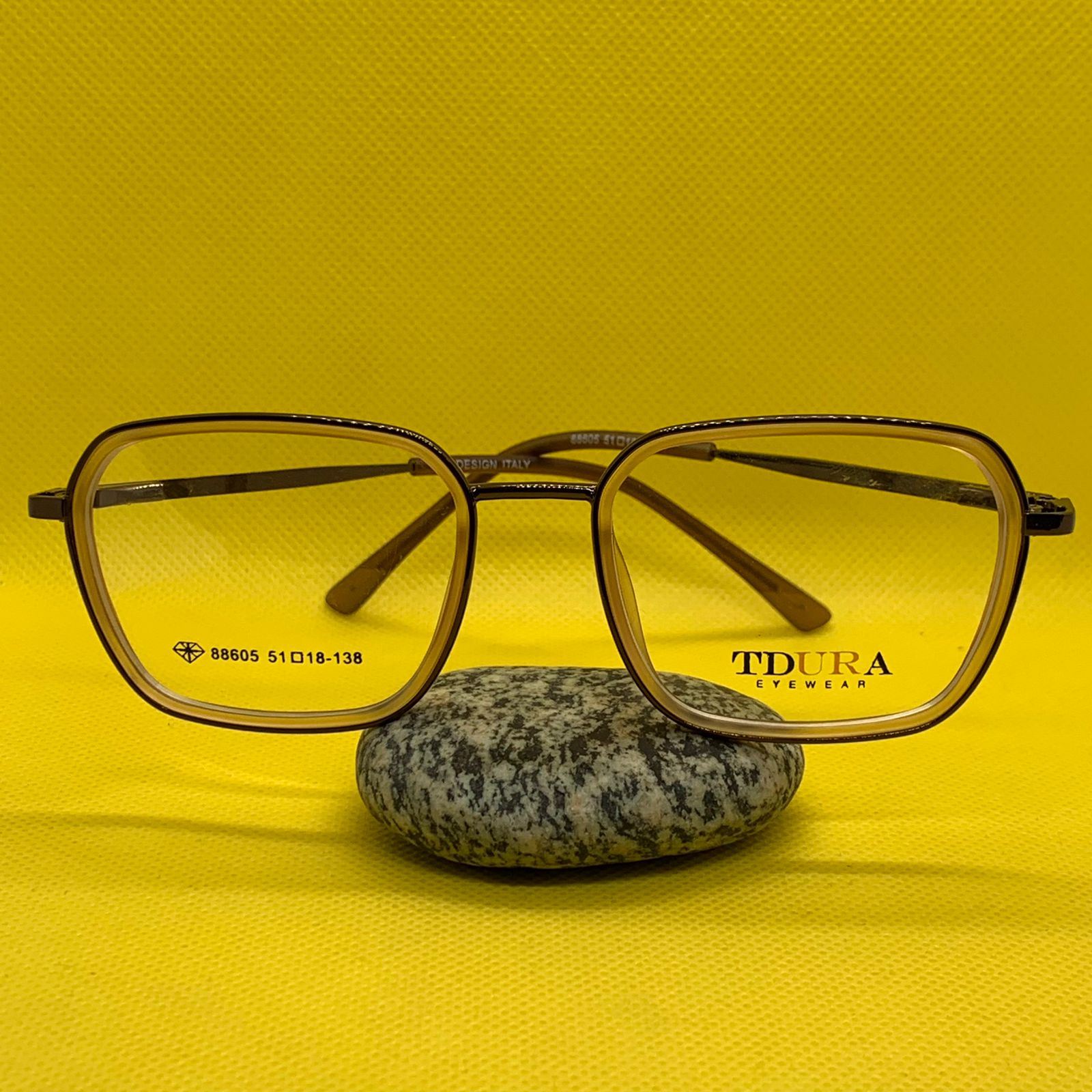 WhatsApp-Image-2025-09-25-at-12.14.16-PM.jpeg Luxury Metal Eyeglass Frame – Brown Gradient Color - Image 1