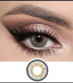 Optiano Dark Gray Premium Colored Lenses | 6-Month Wear | Made in Korea | Smoky High-Definition Contacts