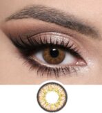 Optiano Brown Natural Deep-Tone Lenses | 6-Month Wear | Made in Korea | 14.5mm High-Definition Contacts