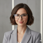 Bold Translucent Gray Square Eyewear – Chunky Broad Rimmed Frames - Image 3