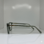 Bold Translucent Gray Square Eyewear – Chunky Broad Rimmed Frames - Image 4